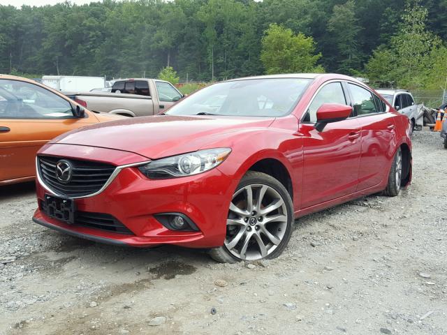 JM1GJ1W68E1121082 - 2014 MAZDA 6 GRAND TO RED photo 2