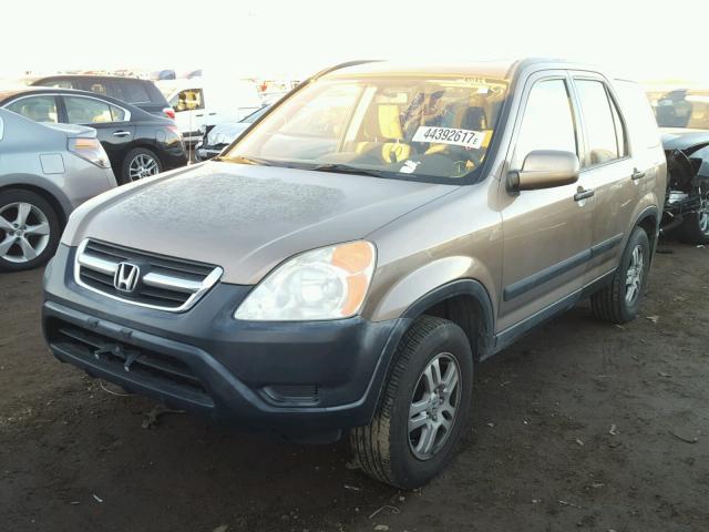 JHLRD78832C064584 - 2002 HONDA CR-V EX TAN photo 2