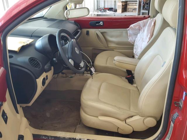 3VWRR31C16M404841 - 2006 VOLKSWAGEN NEW BEETLE 红色 照片 5