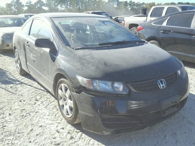 2HGFG1A66AH519258 - 2010 HONDA CIVIC LX BLACK photo 1