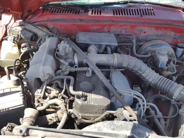 JM2UF1140M0164910 - 1991 MAZDA B2600 SHOR RED photo 7