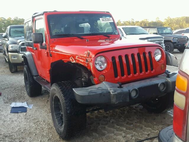 1J4FA241X7L110885 - 2007 JEEP WRANGLER X RED photo 1