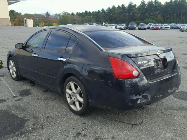 1N4BA41E25C808496 - 2005 NISSAN MAXIMA SE BLACK photo 3