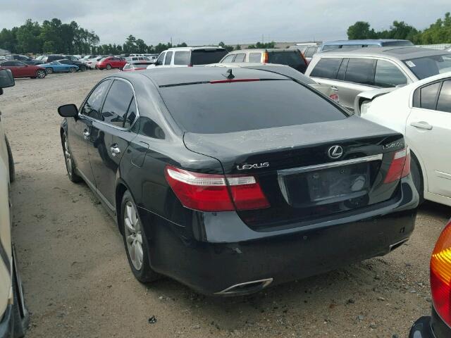 JTHGL46FX75003959 - 2007 LEXUS LS 460L BLACK photo 3