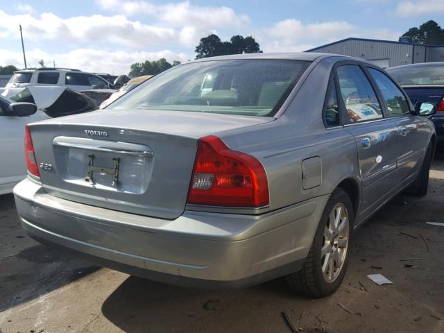 YV1TS59H841383290 - 2004 VOLVO S80 2.5T SILVER photo 4