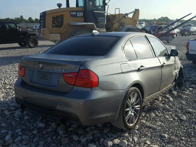 WBAPM5C54BE575762 - 2011 BMW 335 I GRAY photo 4