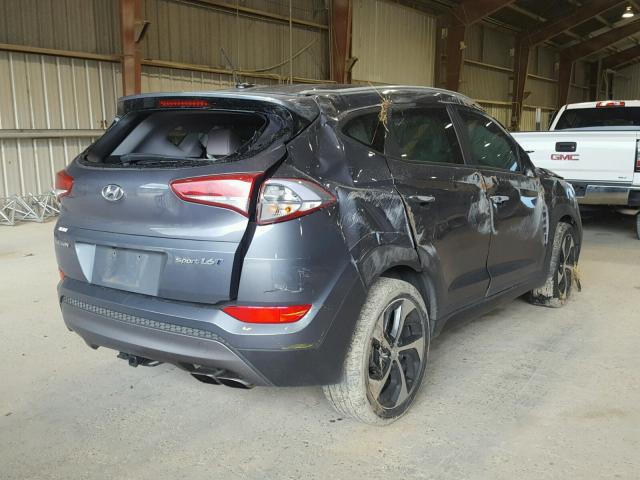 KM8J33A2XGU123882 - 2016 HYUNDAI TUCSON LIM BLUE photo 4