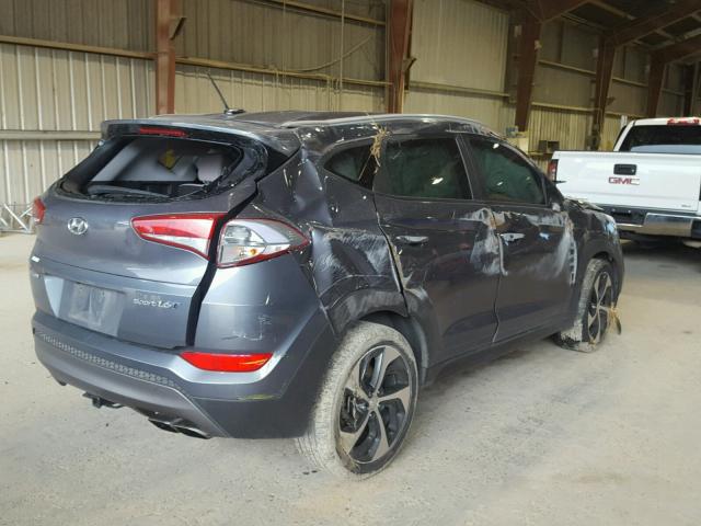 KM8J33A2XGU123882 - 2016 HYUNDAI TUCSON LIM BLUE photo 9