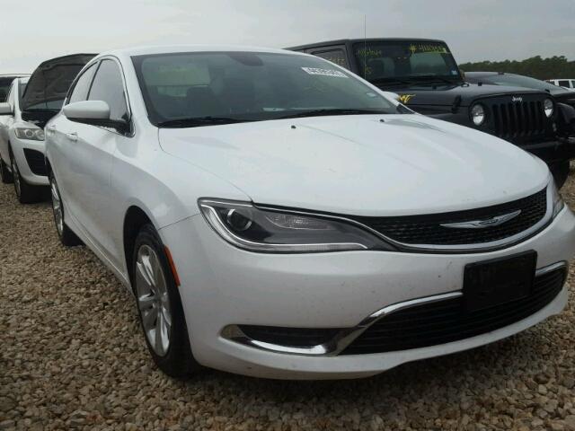 1C3CCCAB6FN535954 - 2015 CHRYSLER 200 LIMITE WHITE photo 1