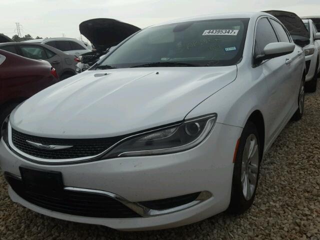 1C3CCCAB6FN535954 - 2015 CHRYSLER 200 LIMITE WHITE photo 2