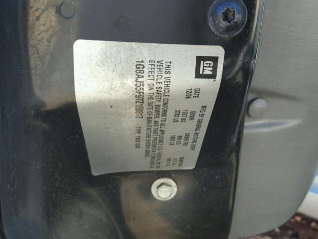 1G8AJ55F97Z180817 - 2007 SATURN ION LEVEL Gümüş foto 10