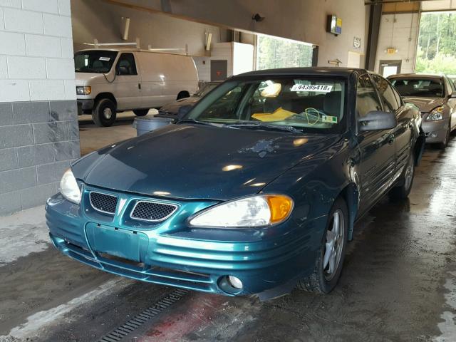 1G2NE52E9XM822168 - 1999 PONTIAC GRAND AM S 绿色 照片 2