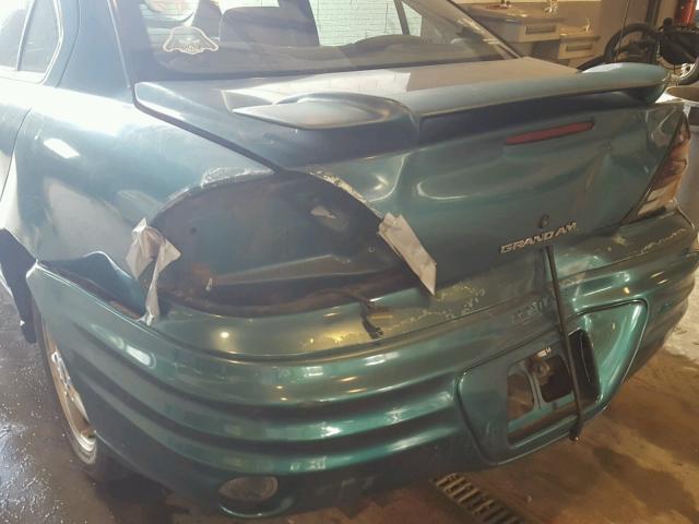 1G2NE52E9XM822168 - 1999 PONTIAC GRAND AM S 绿色 照片 9