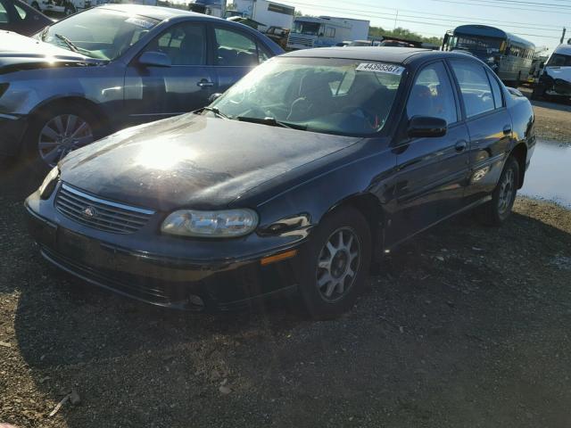 1G1NE52M0X6216161 - 1999 CHEVROLET MALIBU BLACK photo 2