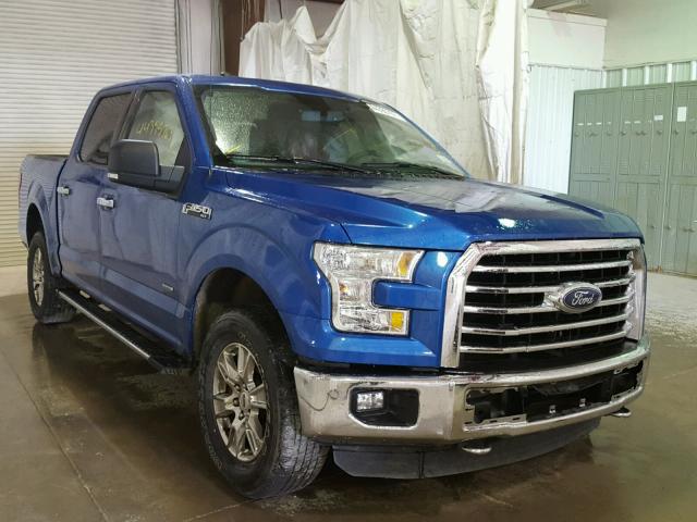 1FTEW1EGXGFA94640 - 2016 FORD F150 SUPER BLUE photo 1