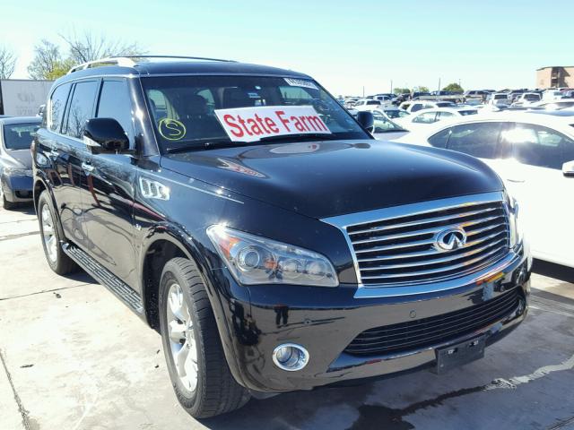 JN8AZ2NF7E9552119 - 2014 INFINITI QX80 BLACK photo 1