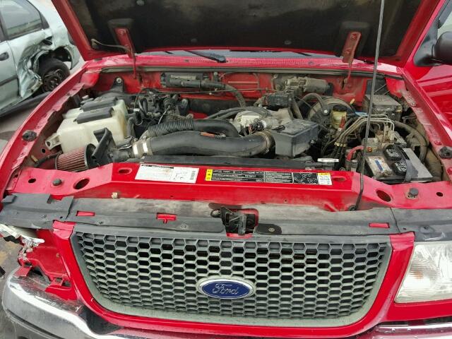 1FTZR15U31PA22842 - 2001 FORD RANGER SUP RED photo 7