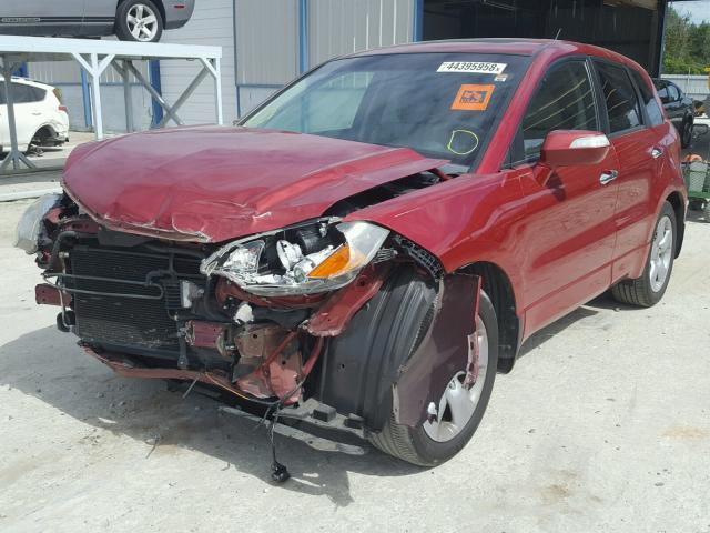 5J8TB18238A008068 - 2008 ACURA RDX BURGUNDY photo 2