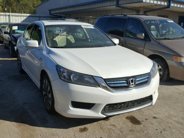 1HGCR6F57FA003720 - 2015 HONDA ACCORD HYB WHITE photo 1