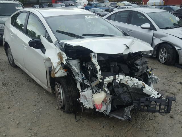 JTDKN3DU2B1417657 - 2011 TOYOTA PRIUS WHITE photo 1