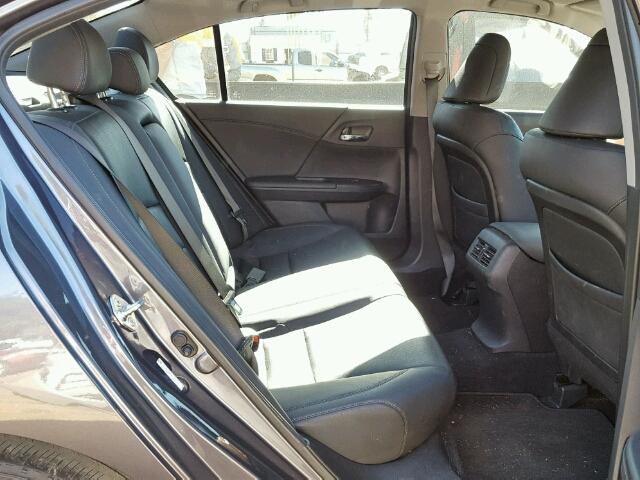 1HGCR3F85DA000904 - 2013 HONDA ACCORD EXL GRAY photo 6