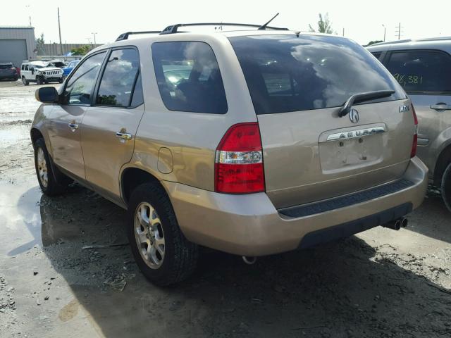 2HNYD18691H508660 - 2001 ACURA MDX TOURIN BEIGE photo 3