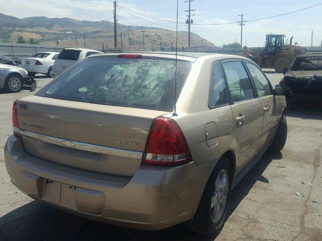 1G1ZT64855F164553 - 2005 CHEVROLET MALIBU MAX 金色 照片 4