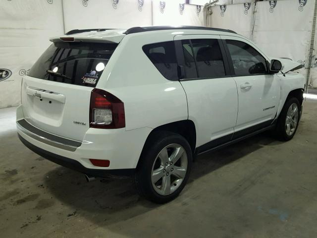 1C4NJCCB3ED652645 - 2014 JEEP COMPASS WHITE photo 3