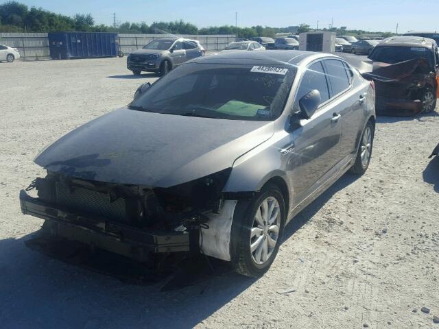 5XXGN4A77FG408120 - 2015 KIA OPTIMA EX SILVER photo 2