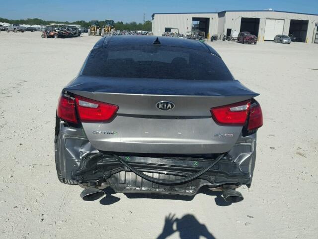 5XXGN4A77FG408120 - 2015 KIA OPTIMA EX SILVER photo 9
