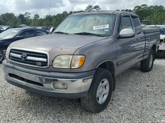 5TBBT4418YS112718 - 2000 TOYOTA TUNDRA GRAY photo 2