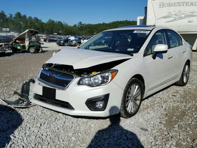 JF1GJAH66DH014539 - 2013 SUBARU IMPREZA LI WHITE photo 2