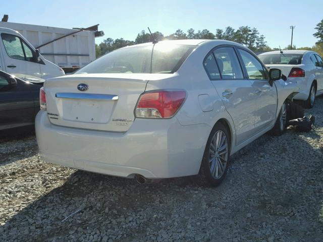 JF1GJAH66DH014539 - 2013 SUBARU IMPREZA LI WHITE photo 4