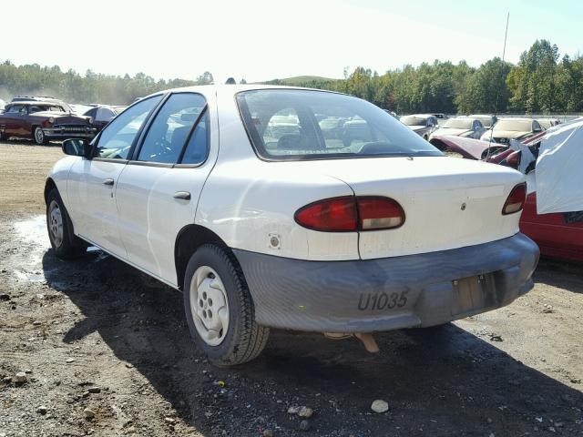 3G1JC524XTS883359 - 1996 CHEVROLET CAVALIER WHITE photo 3