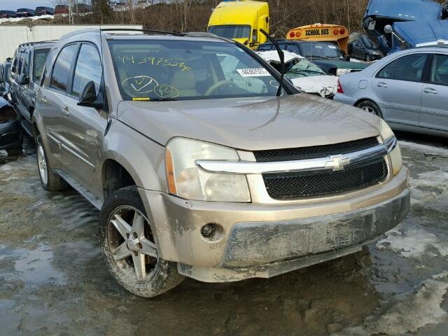 2CNDL73F956045689 - 2005 CHEVROLET EQUINOX LT BEIGE photo 1