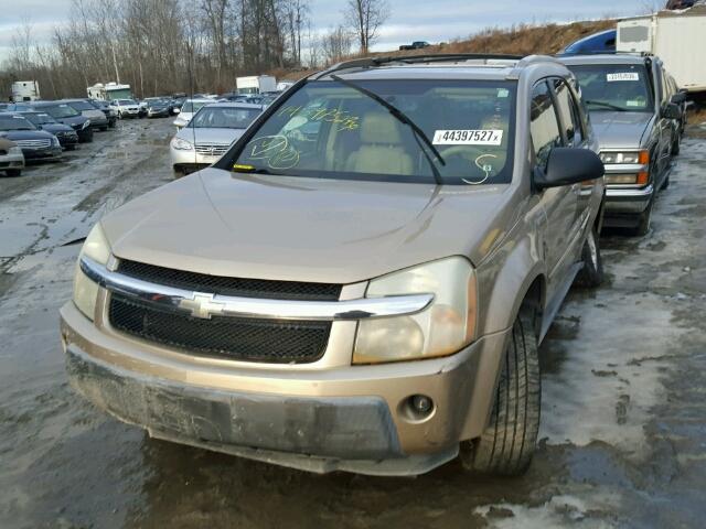 2CNDL73F956045689 - 2005 CHEVROLET EQUINOX LT BEIGE photo 2