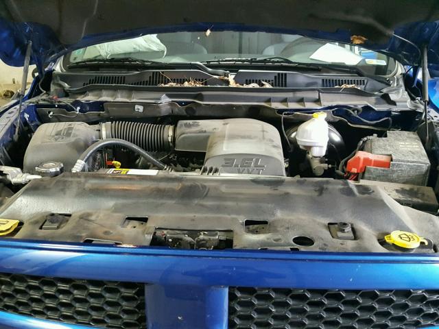 1C6RR7LG8FS749258 - 2015 RAM 1500 SLT BLUE photo 7