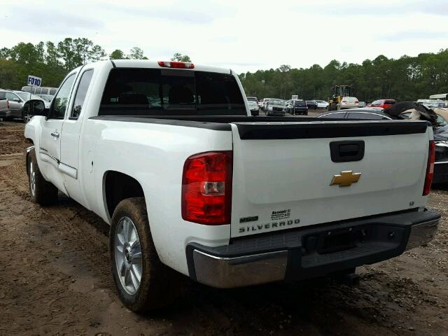 1GCRCSE00CZ302309 - 2012 CHEVROLET SILVERADO WHITE photo 3