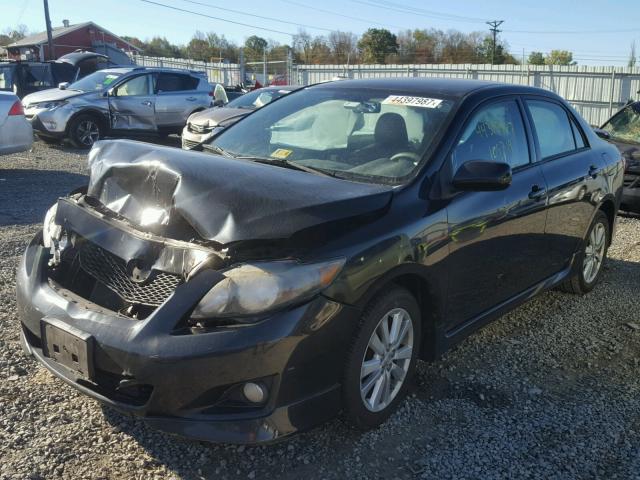 1NXBU40E19Z080300 - 2009 TOYOTA COROLLA CHARCOAL photo 2