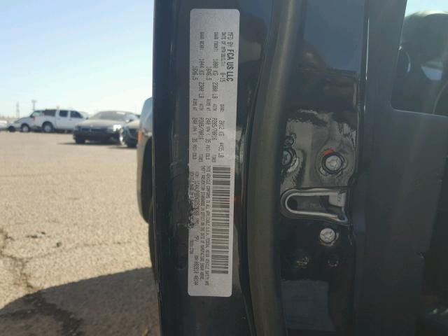 1C4NJPBBXGD528769 - 2016 JEEP PATRIOT SP BLACK photo 10