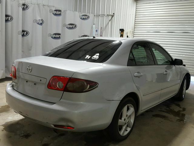 1YVFP80C545N29445 - 2004 MAZDA 6 SILVER photo 4