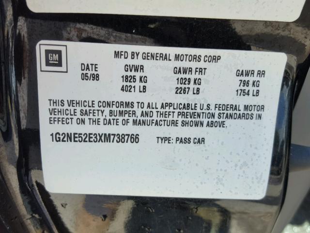 1G2NE52E3XM738766 - 1999 PONTIAC GRAND AM S Qara foto 10