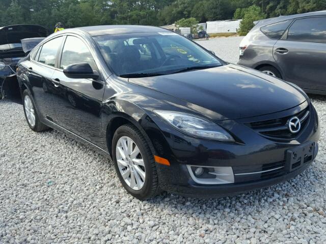 1YVHZ8DH0D5M12803 - 2013 MAZDA 6 BLACK photo 1