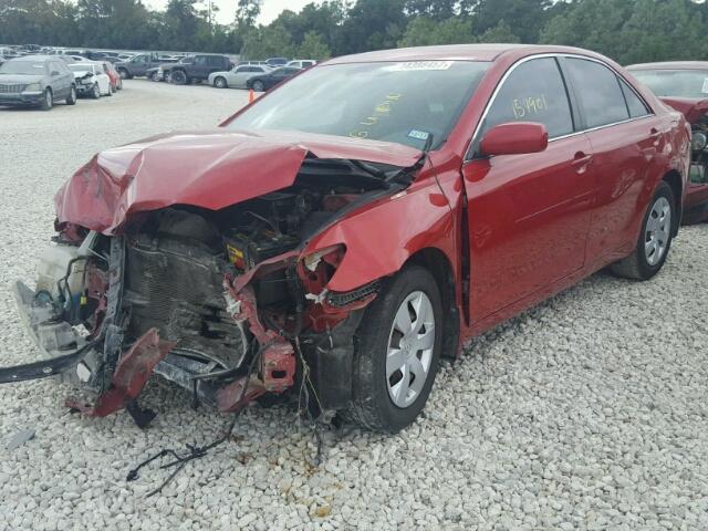 4T4BE46K68R026506 - 2008 TOYOTA CAMRY RED photo 2