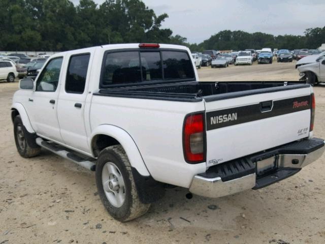 1N6ED27TXYC337952 - 2000 NISSAN FRONTIER C WHITE photo 3