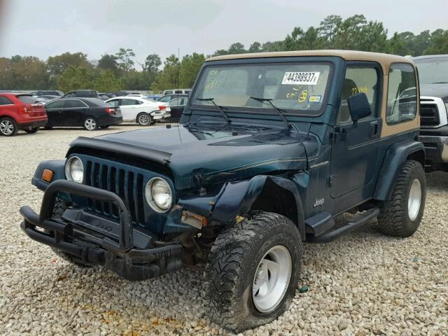 1J4FY29P9VP408861 - 1997 JEEP WRANGLER / GREEN photo 2