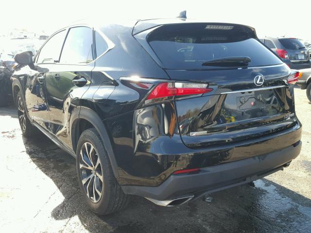 JTJBARBZXG2048378 - 2016 LEXUS NX BLACK photo 3