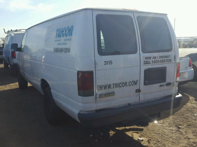 1FTNS24W57DA64757 - 2007 FORD ECONOLINE WHITE photo 3