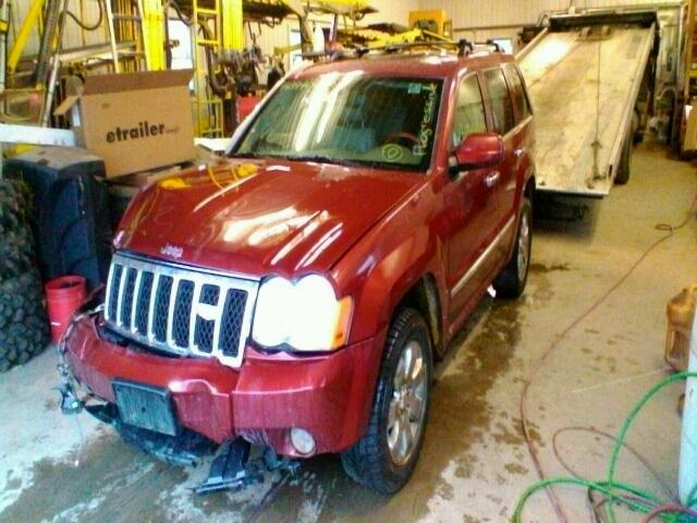 1J8HR682X8C141338 - 2008 JEEP GRAND CHER MAROON photo 2