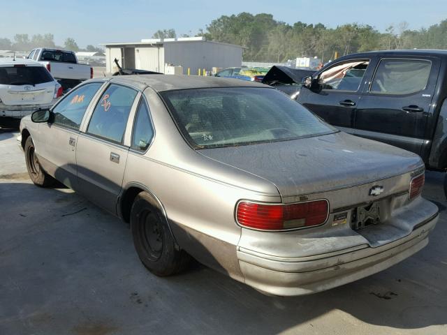 1G1BL52W8SR110882 - 1995 CHEVROLET CAPRICE CL 灰色 照片 3